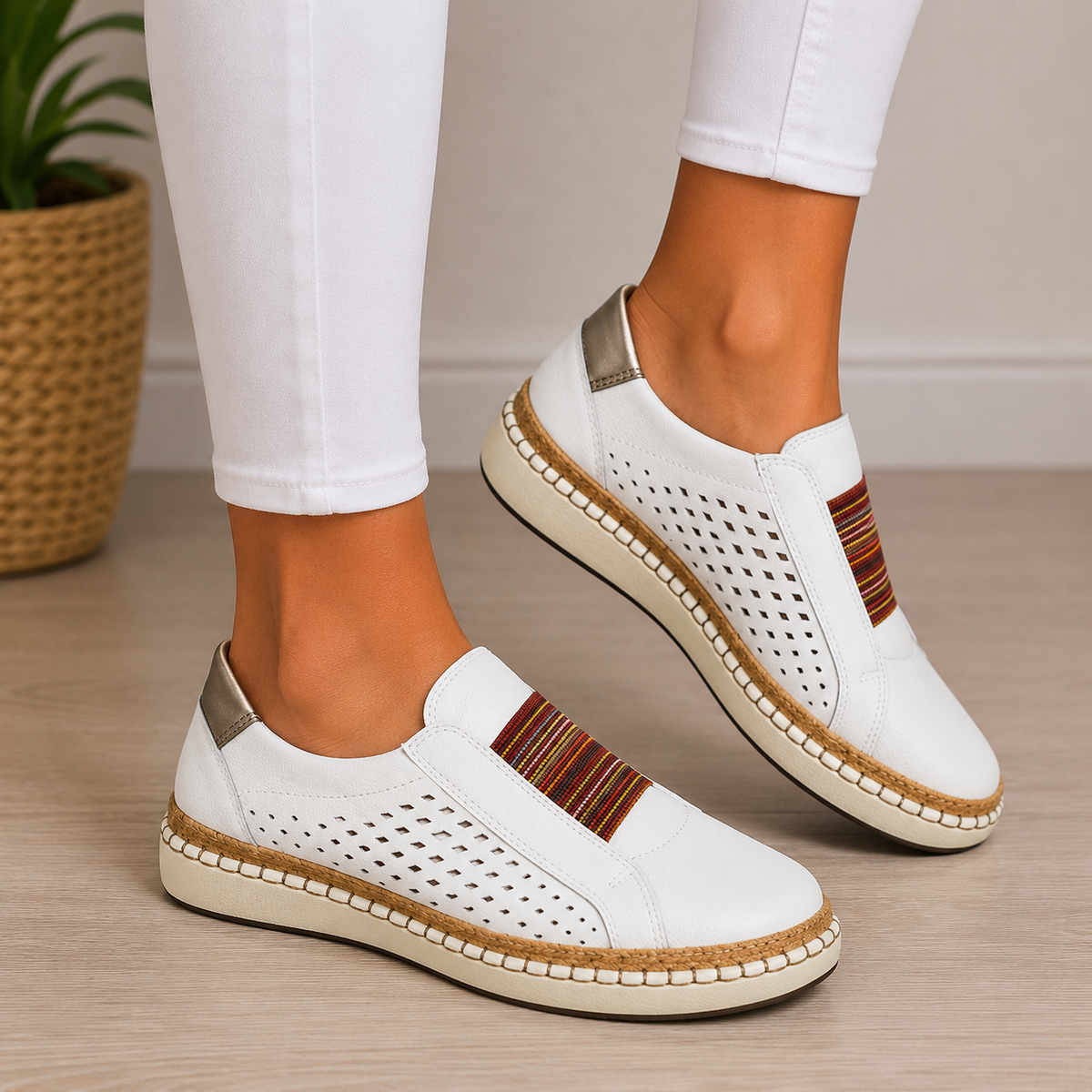 Sandrine | Bekväma loafers utan snörning