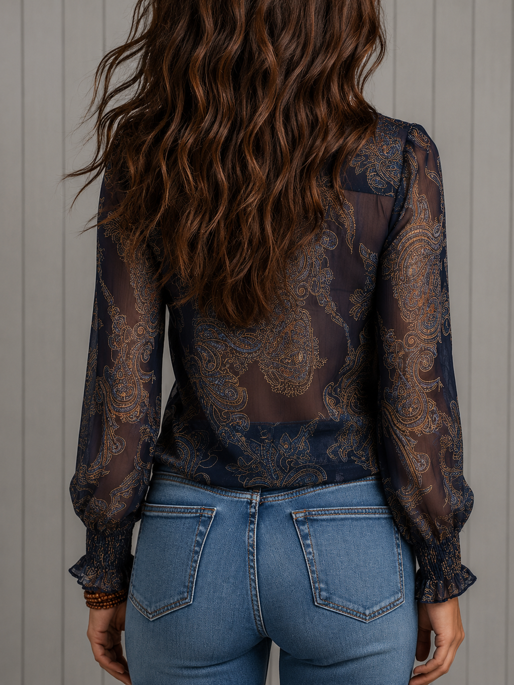 Éléonore | Sofistikerad blus med volanger