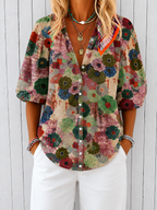Nicole | Färgstark sommarblus