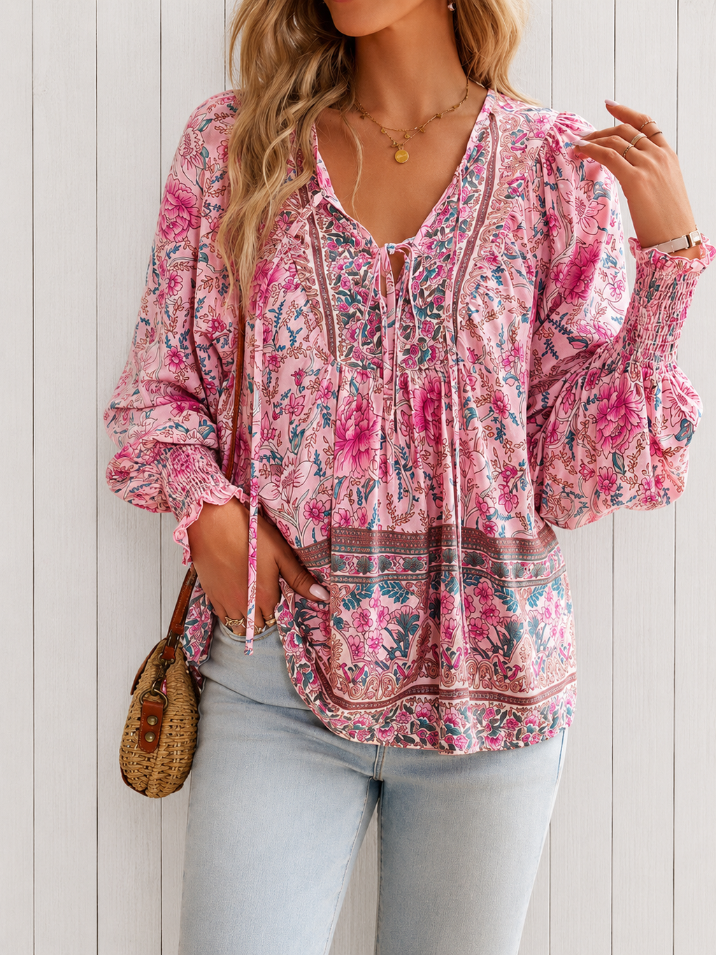 Delphine | Lätt bohemisk blus