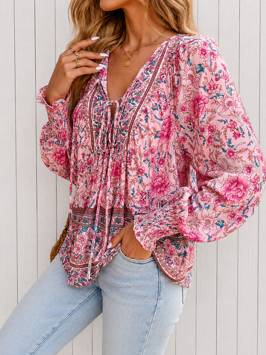 Delphine | Lätt bohemisk blus