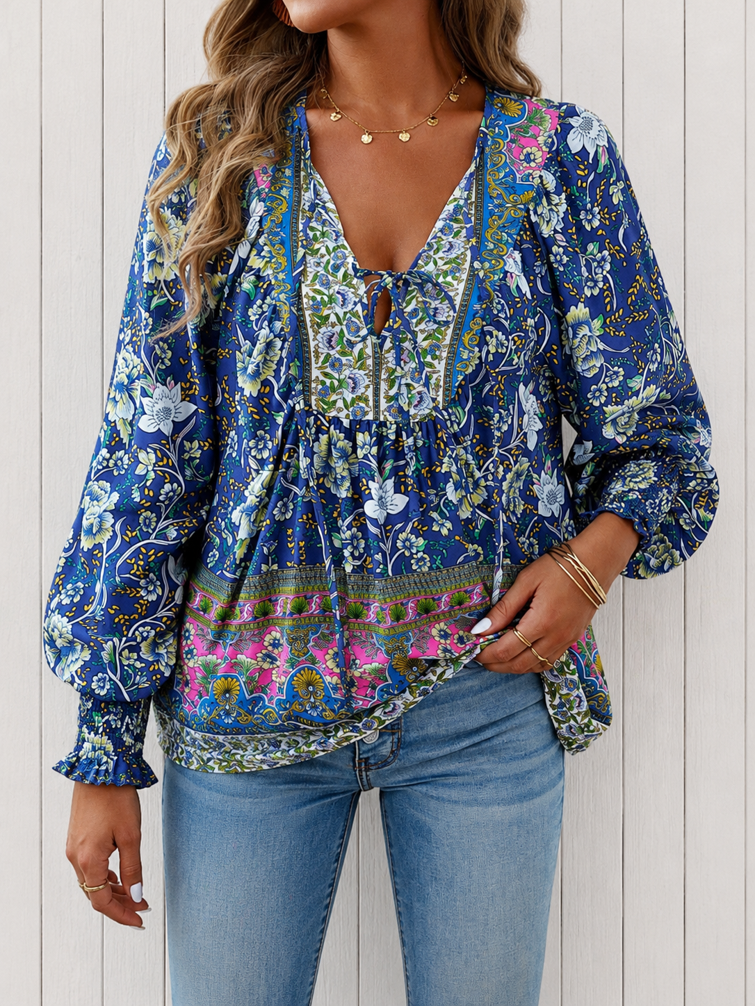 Delphine | Lätt bohemisk blus