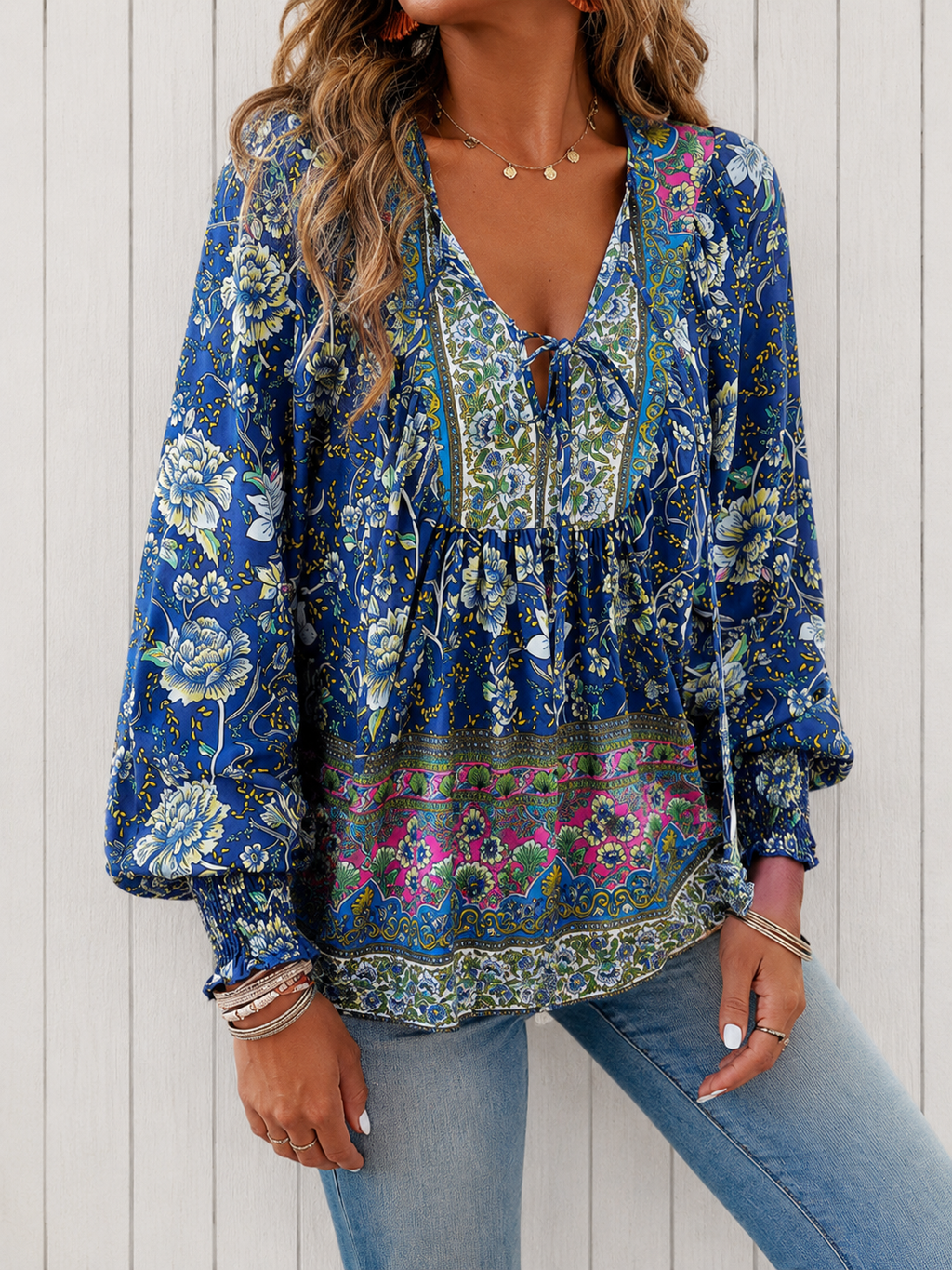 Delphine | Lätt bohemisk blus