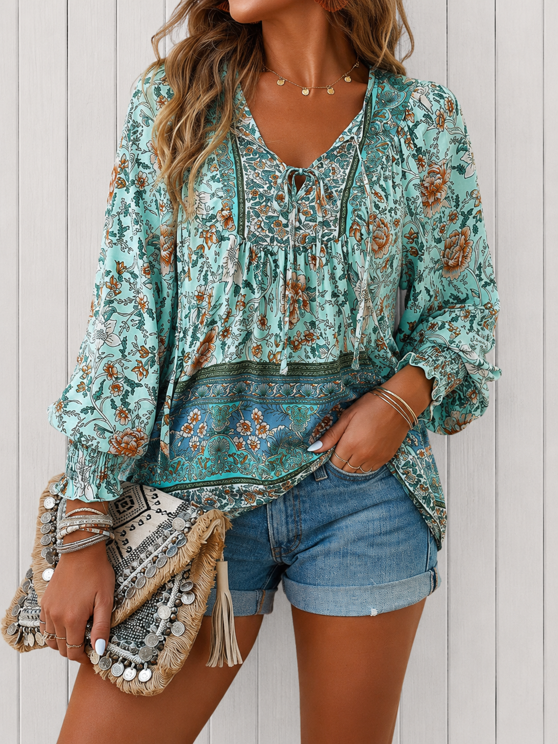 Delphine | Lätt bohemisk blus