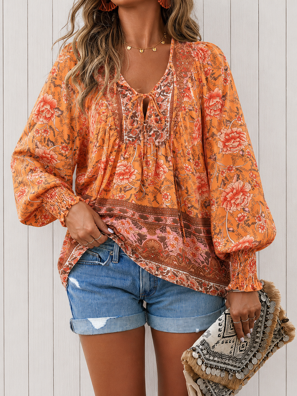 Delphine | Lätt bohemisk blus