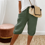 Camille | Capri-shorts med dragsko