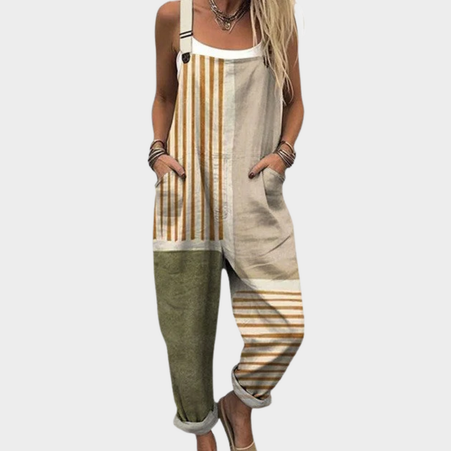 Lea | Mönstrad bekväm jumpsuit