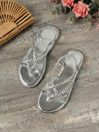 Isabelle | Fina sandaler med metallisk finish