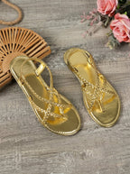 Isabelle | Fina sandaler med metallisk finish