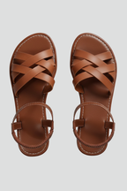 Margaret – Kvinno Sandaler med Korsade Remmar
