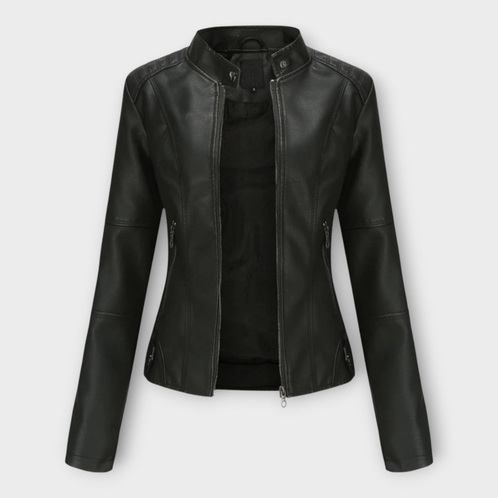 Elegant skinnjacka med modern silhuett