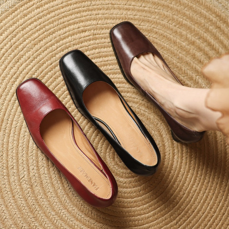 Martine | Pumps med fyrkantig tå