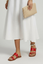 Kimberly – Damens Slip-On Sandaler med Spännsrem