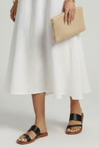 Kimberly – Damens Slip-On Sandaler med Spännsrem