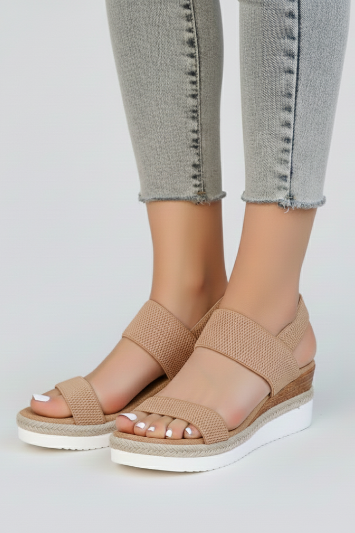 Kylie – Kvinnors Upphöjd Sula Stretch Fit Sandaler