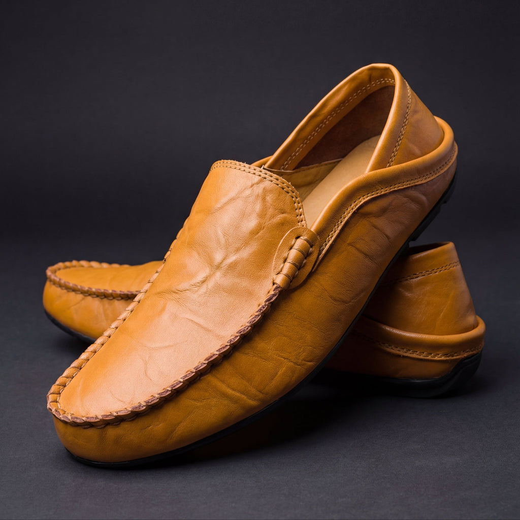 Antoine | Loafers i mjukt läder