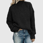 Lerynna – elegant kabelstickad tröja