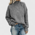 Lerynna – elegant kabelstickad tröja