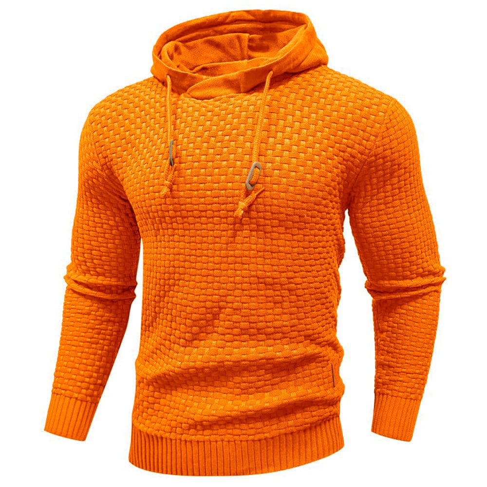 Klassisk ullhoodie för herr