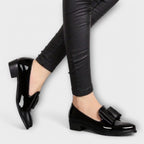 Charlotte | Lackloafers med rosett