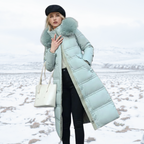 Lucia – Designer Vinter Parka Med Fuskpäls Huva