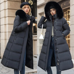 Lucia – Designer Vinter Parka Med Fuskpäls Huva