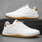 Sneakers i äkta läder