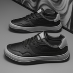 Sneakers i äkta läder