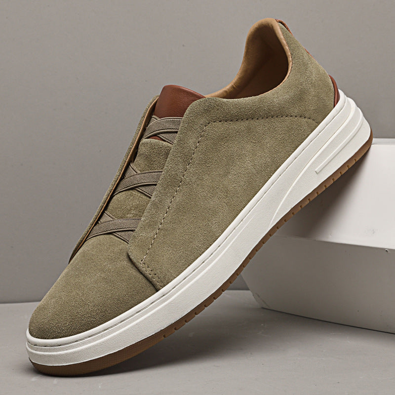 Slip-on-skor i mocka