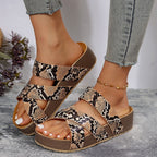 Flätade eleganta sandaler