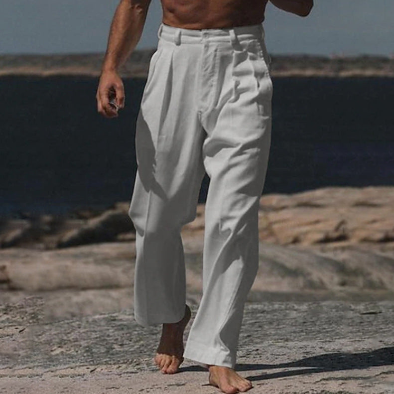 Theo | Vida linnebyxor för herr