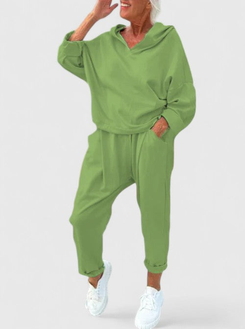 Sally – Bekväm Hooded Sweatshirt Set