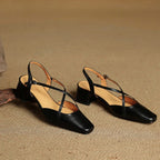 Chloé | Slingback-pumps med korslagda remmar