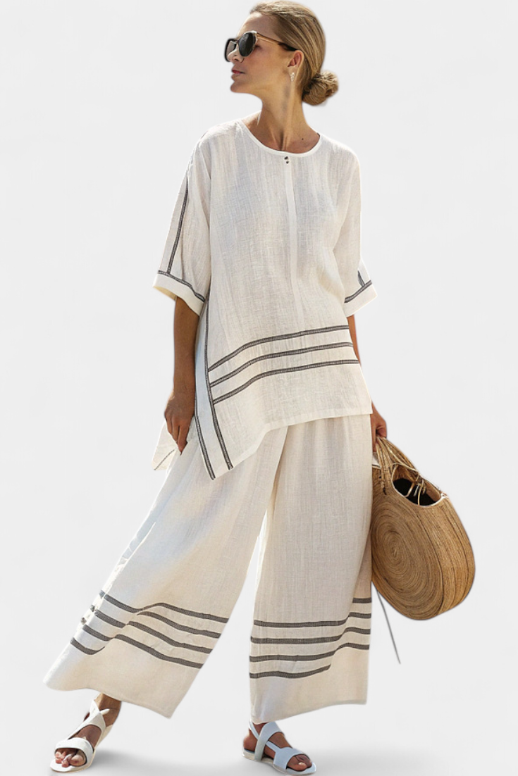 Wynric – Sofistikerad randig asymmetrisk set