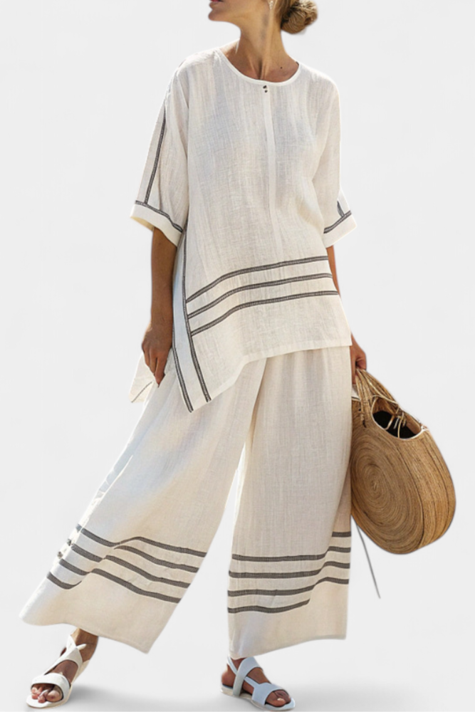 Wynric – Sofistikerad randig asymmetrisk set