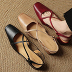 Chloé | Slingback-pumps med korslagda remmar