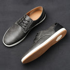 Sneakers i läder