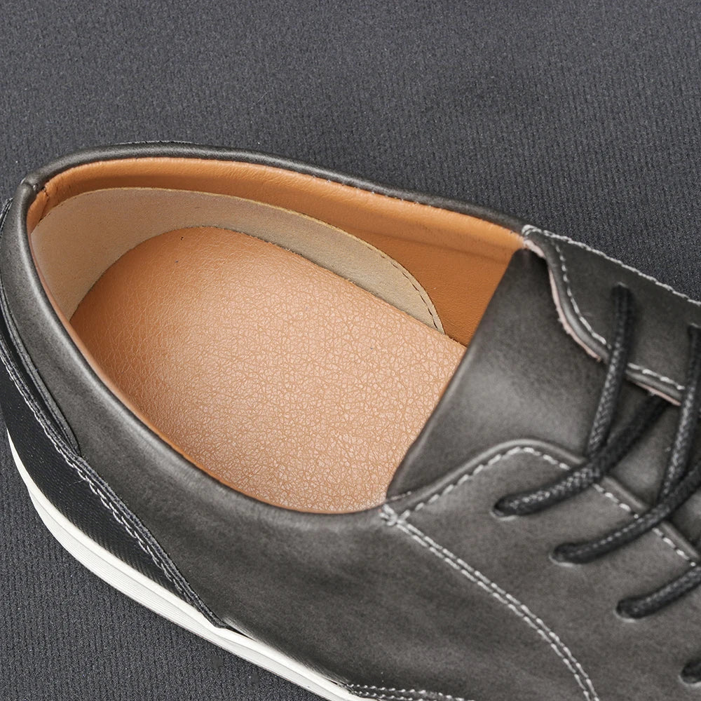 Sneakers i läder
