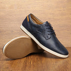 Sneakers i läder