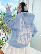 Eleanor – Damhoodie med dragsko och framfickor