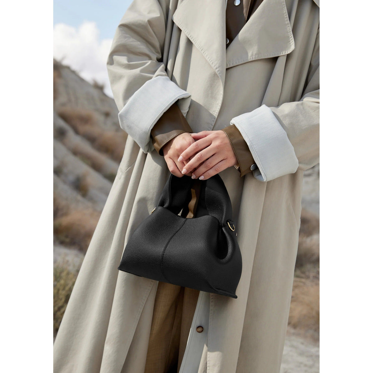 Saphor | Elegant handväska i italienskt läder