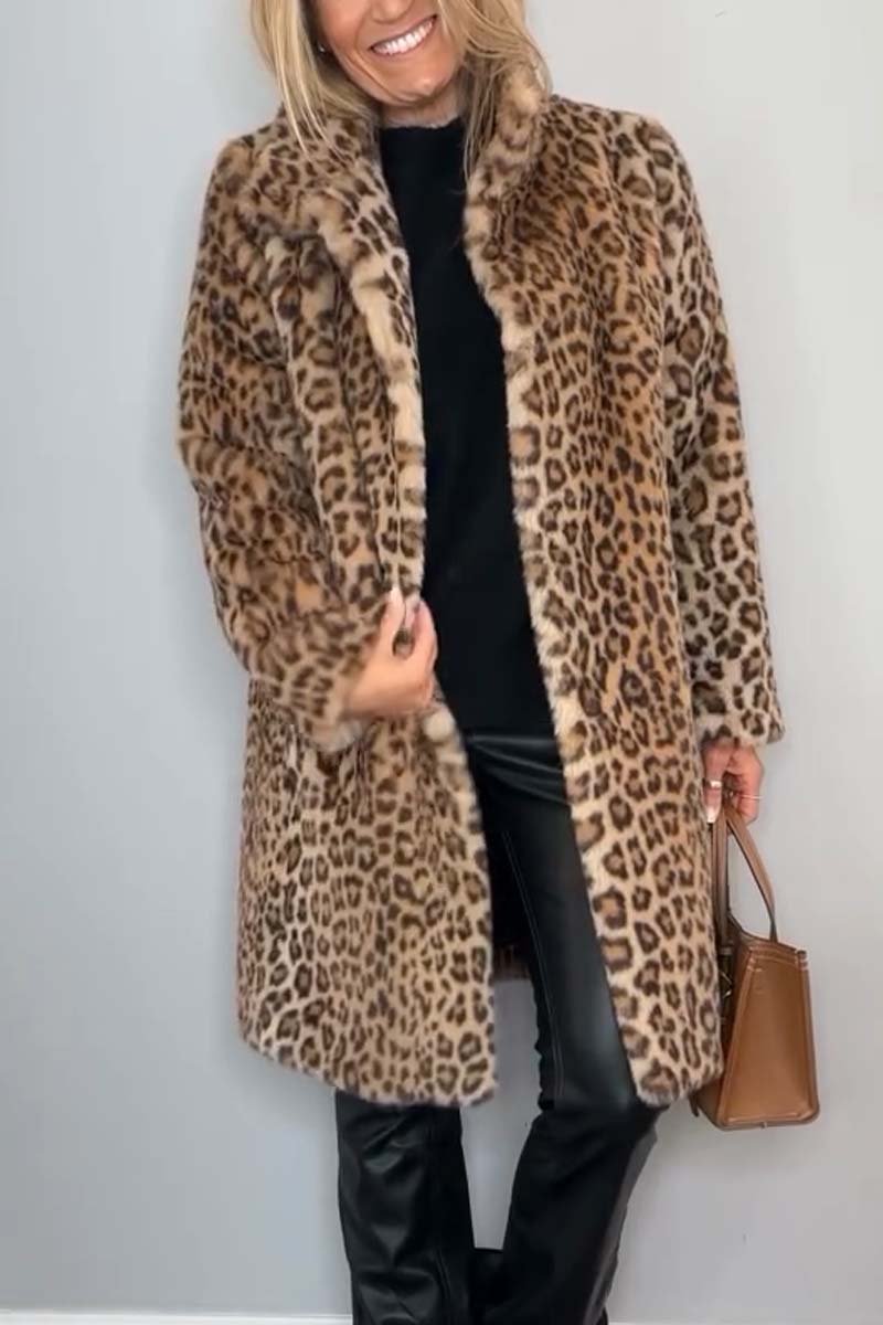 Rosa – Leopard Vinterjacka