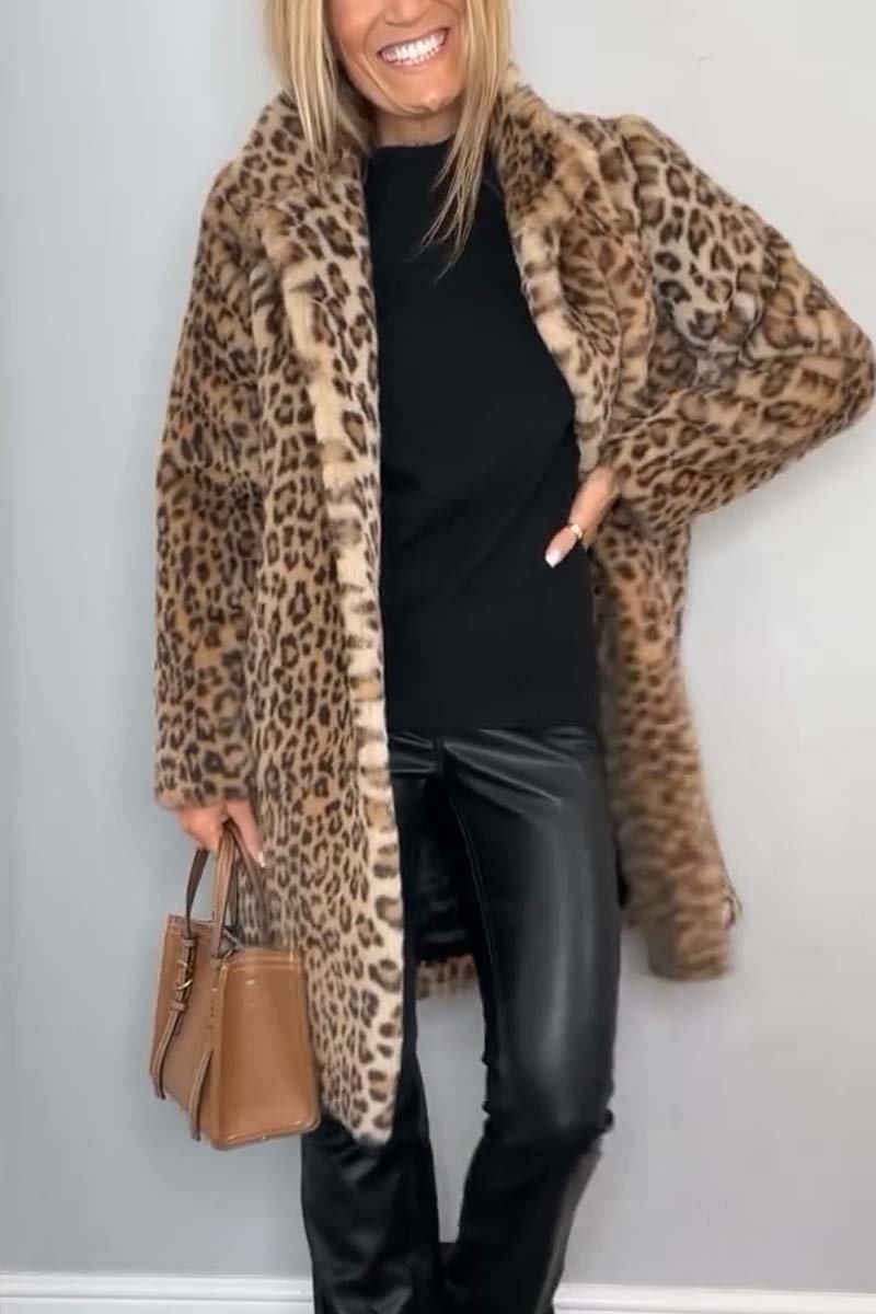 Rosa – Leopard Vinterjacka