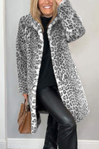 Rosa – Leopard Vinterjacka