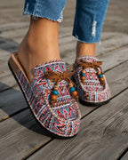 Léa | Bohemiska loafers med snörning