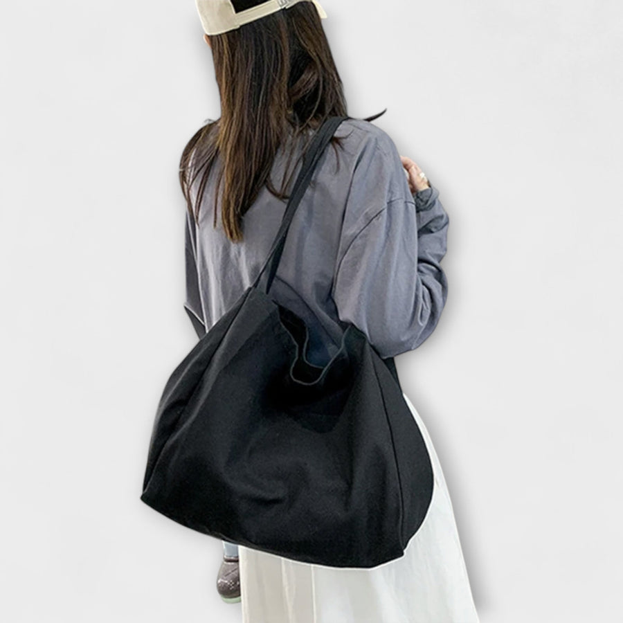 Olivia – Högkvalitativ Stor Canvas Shopper Väska