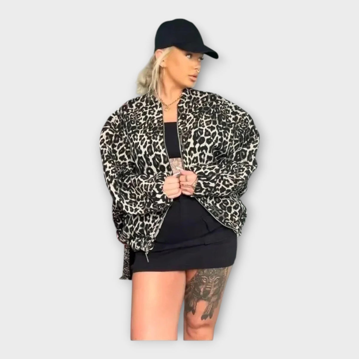 Krisztina – elegant grå tröja