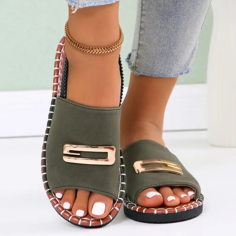 Gianna – Ortopediska Sandaler Med Kilklack