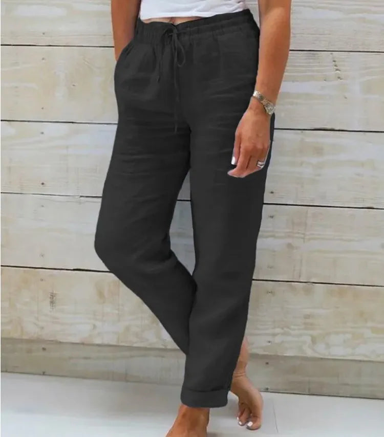 Clara | Luftiga linneshorts
