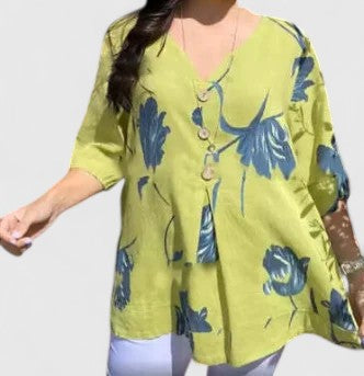 Isabel – Elegant blommig blus